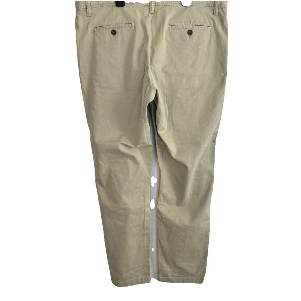 14th & Union Men's Slim Fit Pants 38x31 Khaki‎ Chinos Pockets Preppy Cotton NWOT